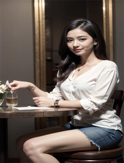 欧美金发美女-江桥万达广场电影院